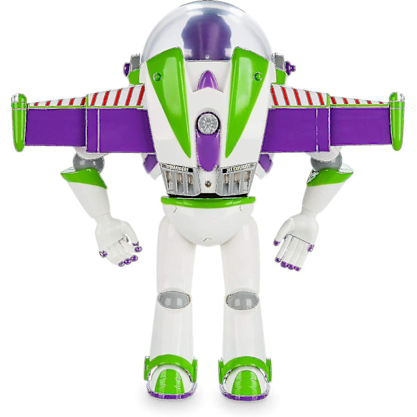 Buzz Lightyear Interaktiv Talende Actionfigur Fra Toy Story, 11 Tommer, Funktioner 10+ Engelske Fraser, Interagerer Med Andre Figurer null none
