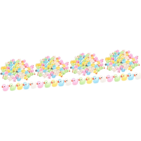 200 st Mini små figurer ankor bondgårdsdjur figur miniatyr figurer små kakor topper blomkruka barn bulk leksaker mikro landskap prydnad