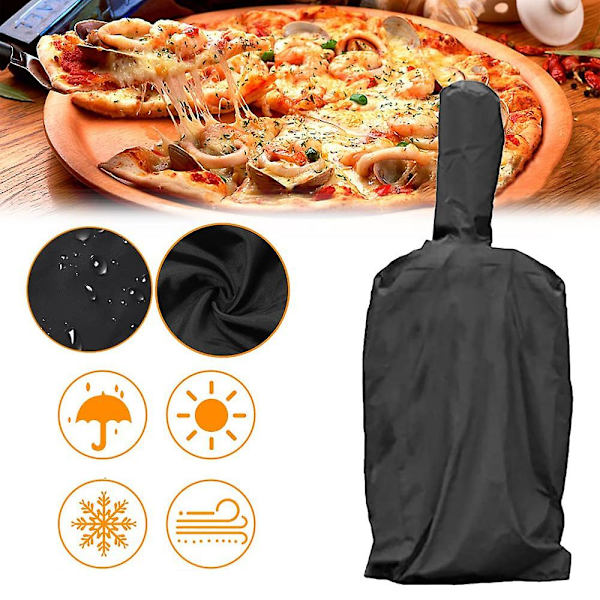 Pizzauunin suojus, ulkokäyttöön tarkoitettu pizzauunin suojaava suojus