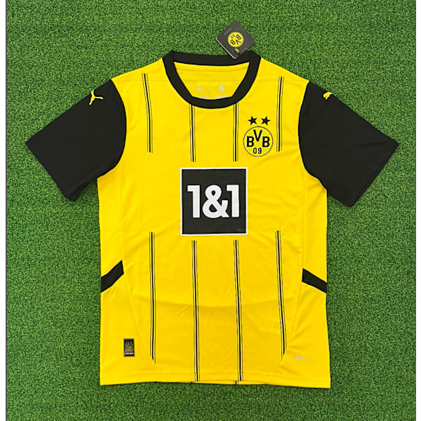 Kausi 2425 Borussia Dortmund Lyhythihainen jalkapallopaita, nopeasti kuivuva, hengittävä urheiluvaate, koti-FA3- Home M