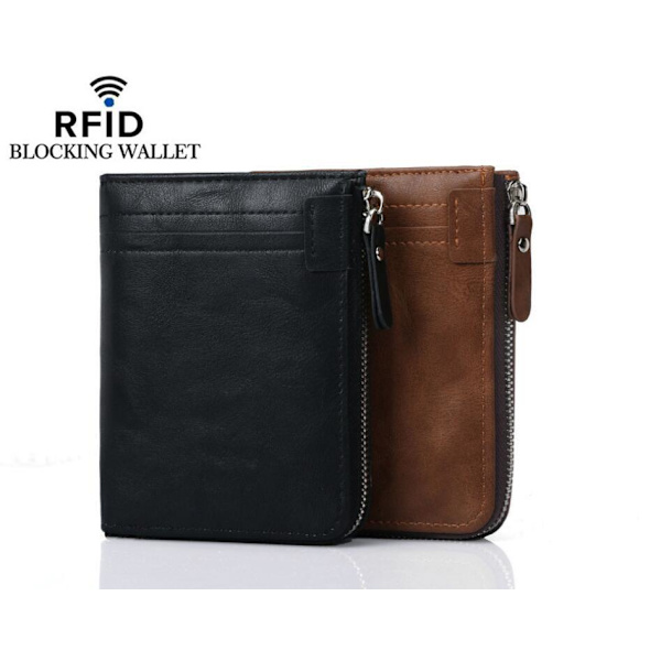 RFID-suojattu lompakko \"Zip Wallet\" Musta one size black