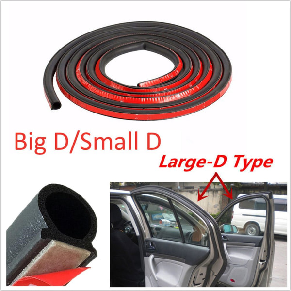 Gummitetningslist D-form Weather-strirp BIG D 5M