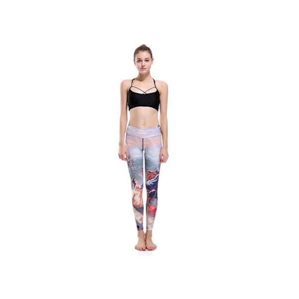 Skjønnheten og Udyret Leggings MultiColor multicolor S
