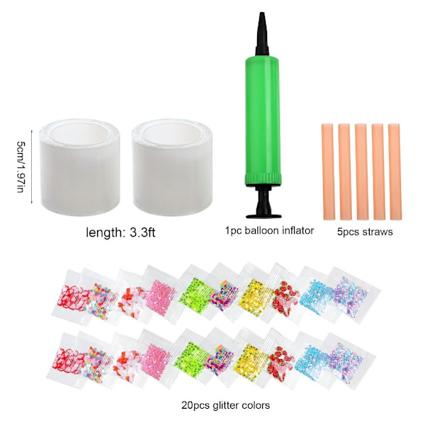 Nano Tape Bubble Kit DIY Bubble Balloner SET C