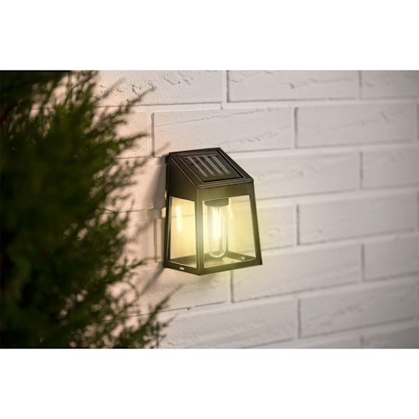 Vegglampe med solcelle
