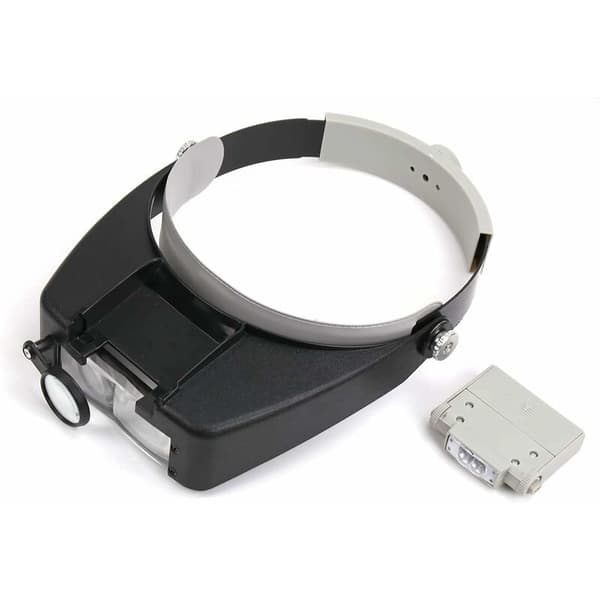 Hodebånd LED-forstørrelsesglass hodelykt gullsmedforstørrelsesglass lupe 1.5X 3X 8.5X 10X-FA-