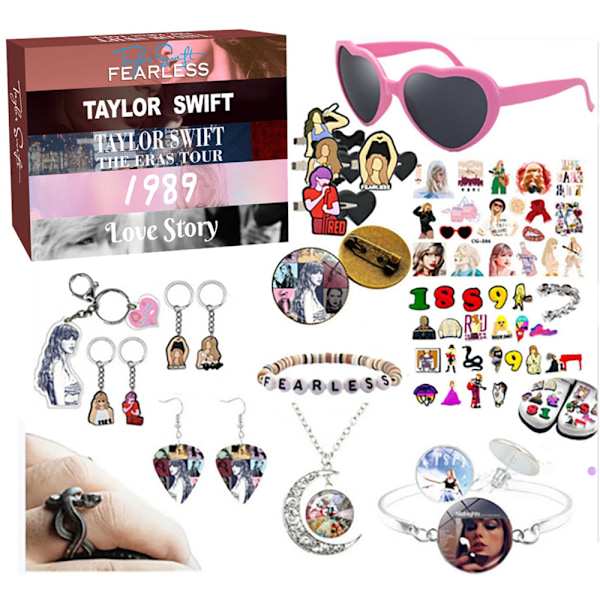 Taylor Swift Adventskalender 2024 Sett for Barn Julkalender for Jenter Tenåringer Julnedtelling Swift Adventskalender Gave