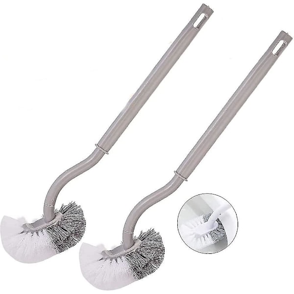 2-pack Toalettborste med långt handtag och starka borst-FA-