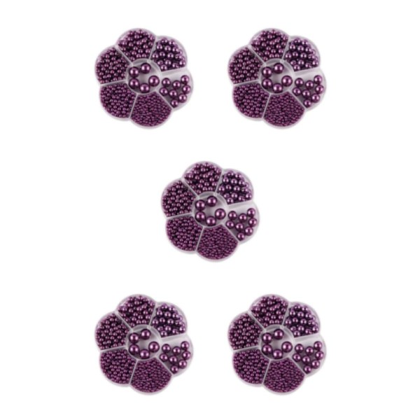 1/2/3/5 1150 st DIY-pärlor för smyckestillverkning - Djuplila Deep purple 5PCS