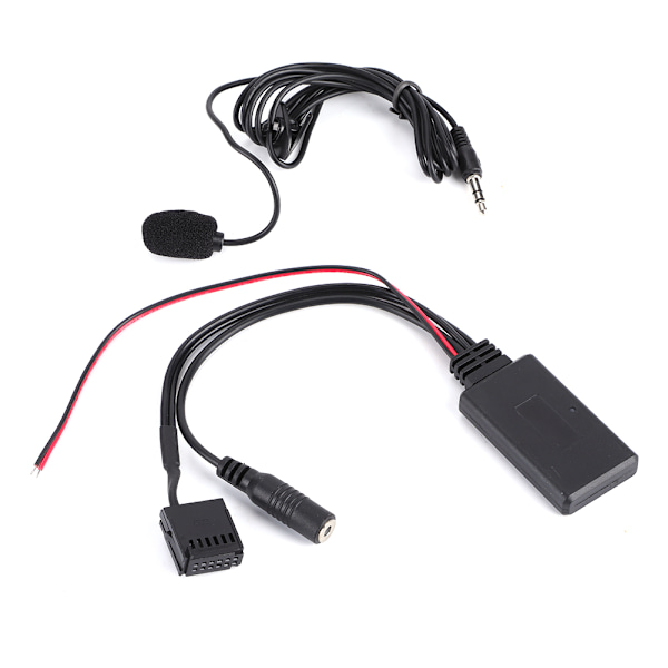 Bluetooth AUX-IN-kaapeliadapter mikrofonilla Handsfree-puheluille, sopii Ford Focus 6000CD:lle