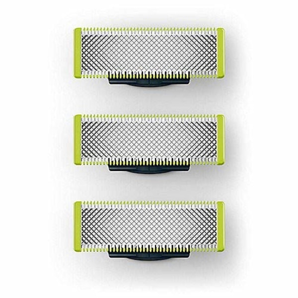 3-pak erstatningsblade til barbermaskine kompatibel med Philips Oneblade Replacement One Blade Pro Blades Herr （Model QP25XX QP26XX QP65XX ） Normal Blade