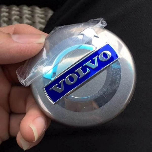 4 stk. 60 mm Auto Center Caps Navkapslar til Volvo S40 S60L S80L X