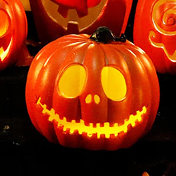 Halloween pumpalampor utomhus pumpadekorationer orange-FA-