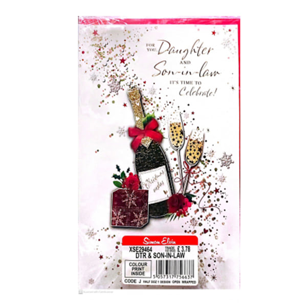 Simon Elvin For Deg Datter og Sviger-Søn Champagneflaske Ch Hvit/Rød White/Red One Size
