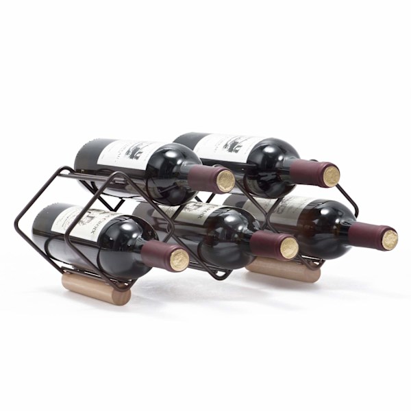 Vinstativ, stablebart, horisontal vinflaskeholder -FA7-
