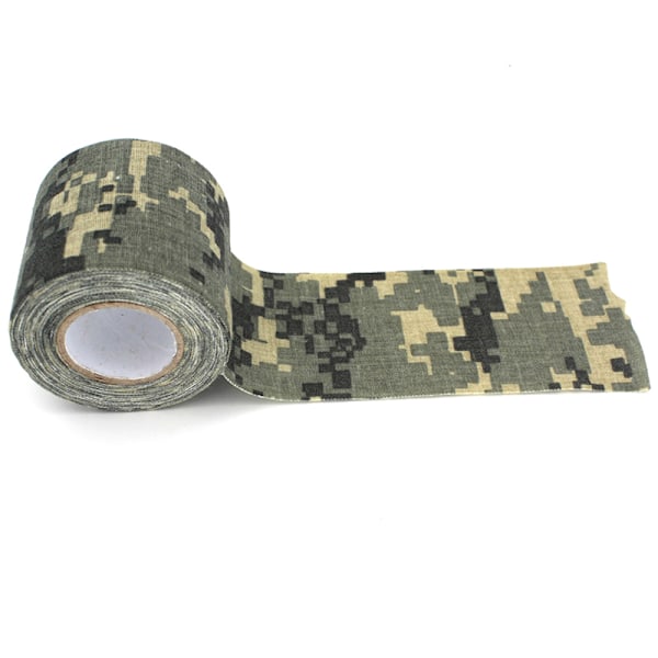 5M Udendørs Camouflage Tape Jakt Vandtæt Tape grey
