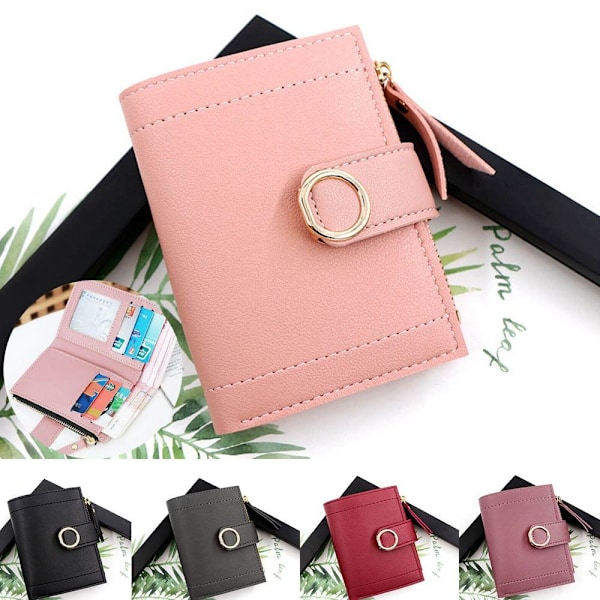 Kort pung dame Clutch taske ROSA pink