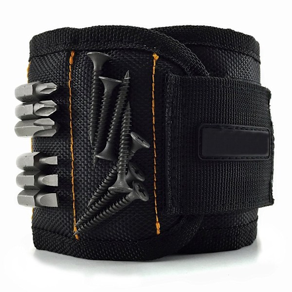 Magnetiskt armband för att hålla skruvar, bits, verktyg etc. 10 magneter