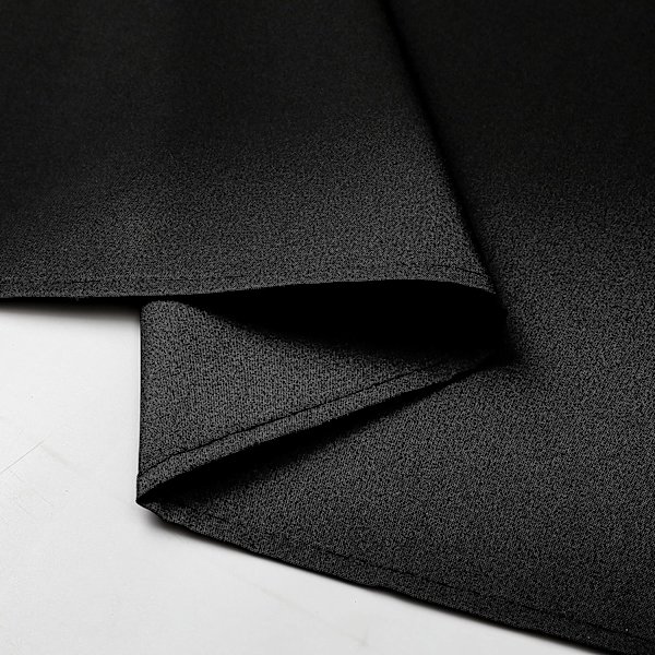 Round tablecloth made of quality material 140cm 55-FA- Black