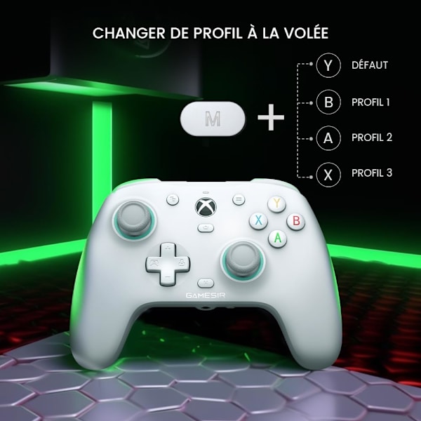 G7 SE Trådløs håndkontroll for Xbox Series X|S, Xbox One og Windows 10/11, Plug and Play-spillkontroll med Hall-effekt-joysticks/Hall-trigger