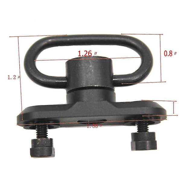 1 st/set Mlok Standard Qd Sling Vridbar Adapter Rail Monteringsverktyg Kit-FA-