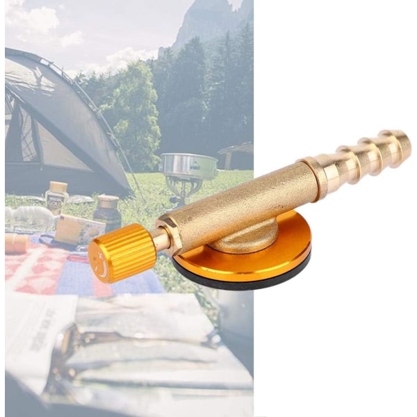 Gaspåfyllningsadapter, mässingsgasspisadapter universell gas