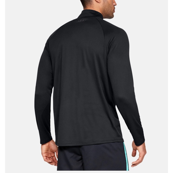 Under Armour Herr 2.0 Halv Zip Teknisk Topp S Svart/Kolgrå G Black/Charcoal Grey Black/Charcoal Grey S