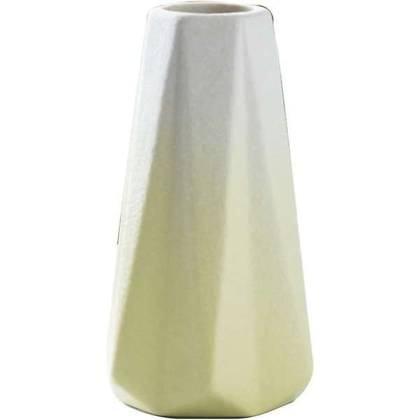 Moderne keramiske vase, elegant geometrisk porcelænsvase til stuen