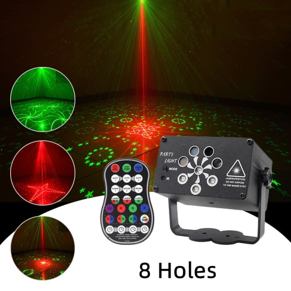 Disco LED Laser Lys