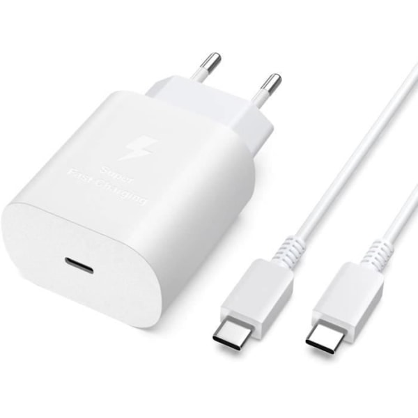 25W USB C Snabbladdare f?r Samsung A13 A14 A33 A34 A53 A54 4G- 5G, S23 S22 S21 S20 FE-Plus-Ultra, Super Fast Charge Adaptate263
