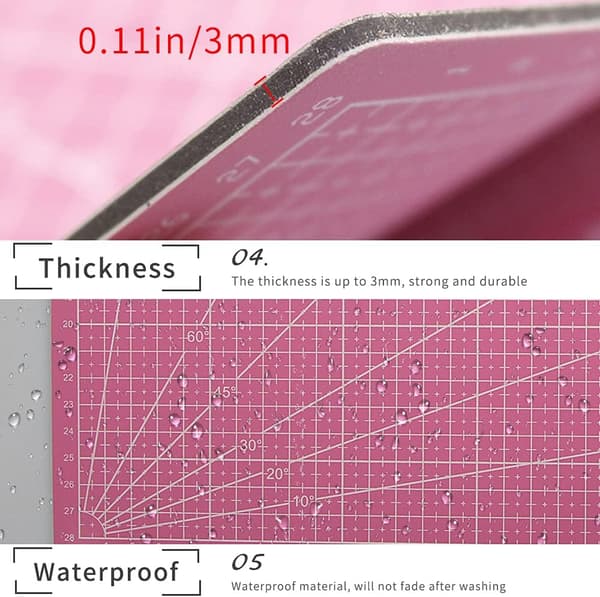Cutting Mat, A3 Cutting Mat, Cutting Mat for Sewing, Self-Healing, ZQKLA-FA-