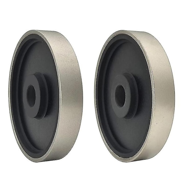 2 stk diamant slibeskiver til smykker 6 tommer 600 1000 grit, 1 tomme arbor hul, diamantslibning-XF7-