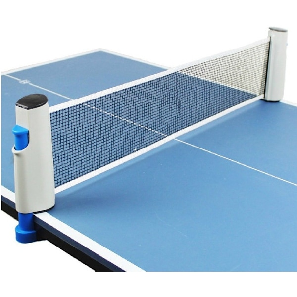 Hvidt Blåt Bordtennisnet, Indtrækkeligt Bordtennisnet/ Sæt, Justerbart Net, Bærbar Rejse Net, Hjemmetilbehør