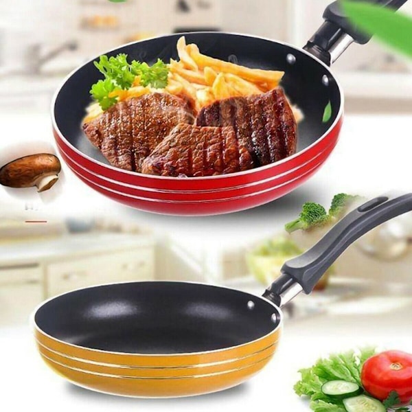 1 kpl Mini Stekpanna Non Stick Pan Ägg Kastrull Frukostgryta 14cm