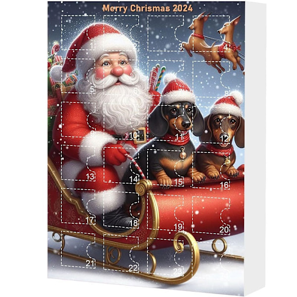 Ny 2024 Dachshund Julekalender