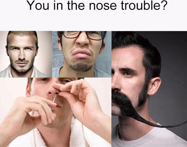 4 i 1 næsehårstrimmer - Genopladelig elektrisk skægtrimmer-FA-