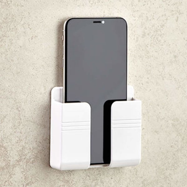 Telefonhållare väggmonterad, skadefri väggfäste för smartphone