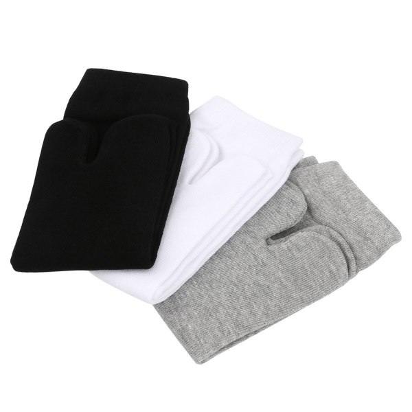 3 par strømper Herre Dame Kimono Flip Flop Sandal Split Toe Tabi Ninja strømper default zdq