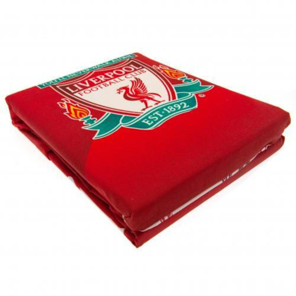 Liverpool FC Gradient Dynetrekksett Enkelt Sengetøy Rød/Grønn Red/Green Single