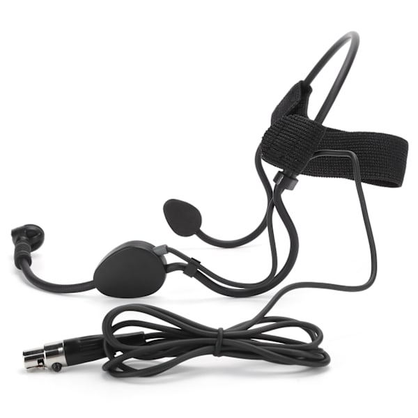 Mini 3-polet hovedbåndsmikrofon Kondensatormikrofon til trådløs systemsender Lydmixer