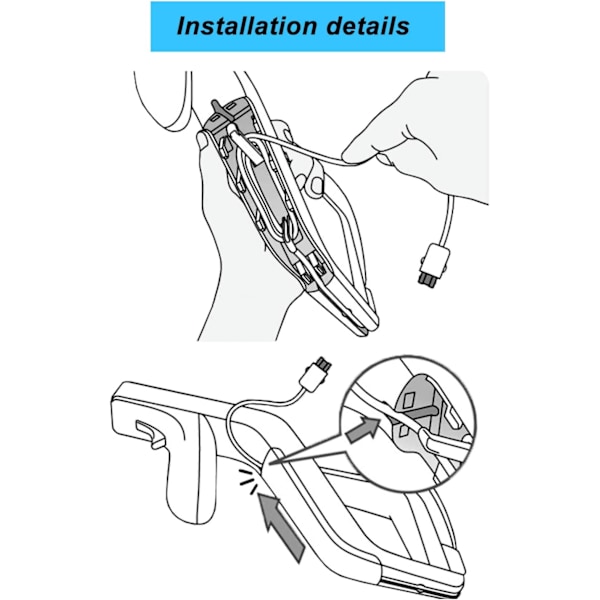 2 * Wii Zapper -ase, ampuma-ase Wii Zapper -asepistooli Wii Ga