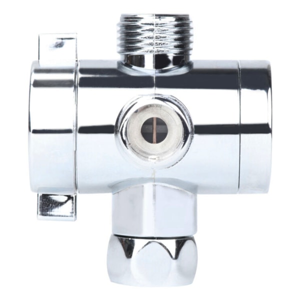 3-vejs T-adapter Bruserhoved Arm Mount Diverter Ventil 1/2'