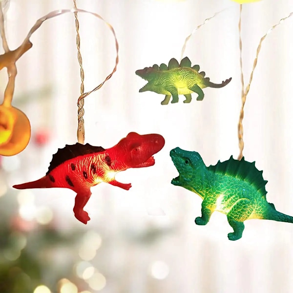 SET 10 LED-DINOSAURIE-LAMPA INOMHUS NATTLJUS A set of 6 styles