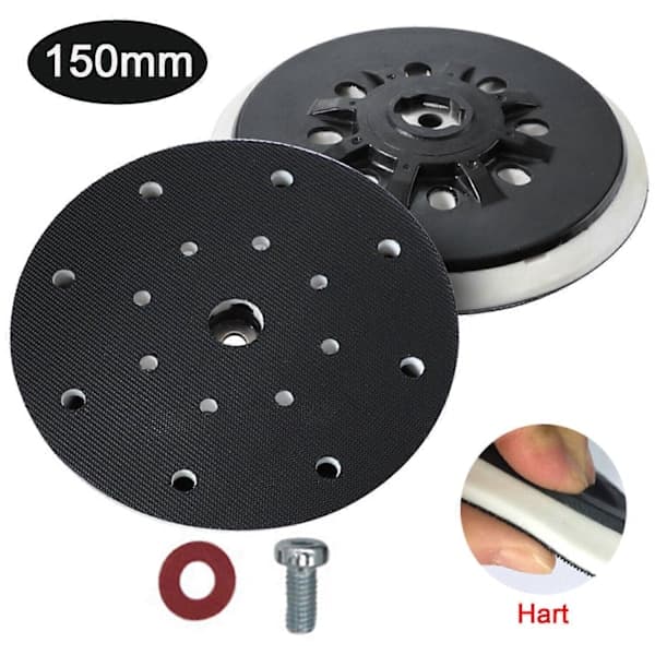 150 mm Velcro slibeplade blød hård til Festool Festo RO 1E,2E,ETS,LEX,WTS,Rotex-FA- style2946