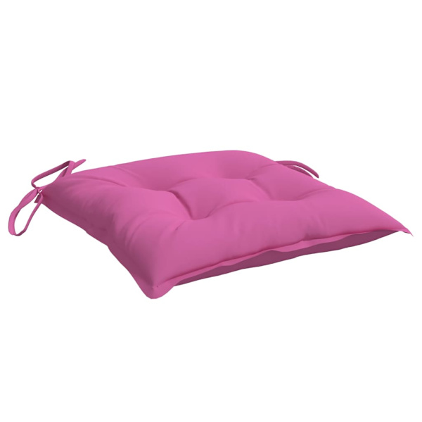 Stols puder 6 stk rosa 50x50x7 cm oxfordstof