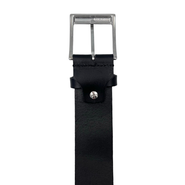Miesten nahkavyö Musta 130cm Black