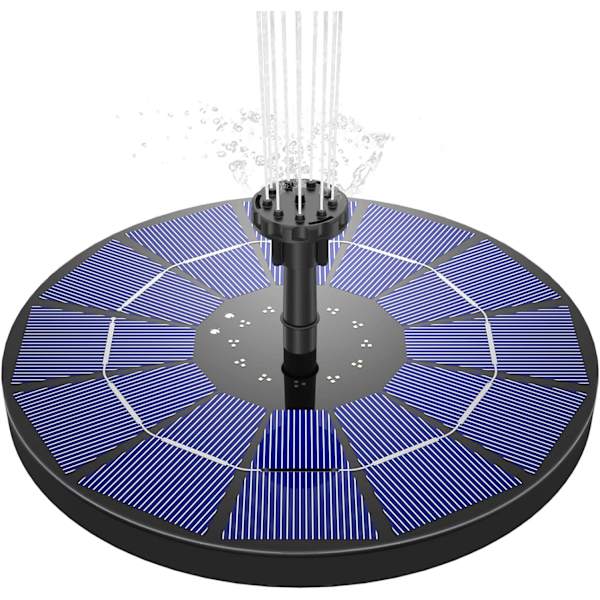 Aurinkolähde 3.5W aurinkopaneelisuodatinpumppu, jossa sisäänrakennettu aurinkopaneeli