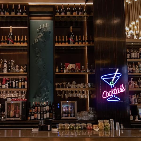 1 st LED Neonljus Cocktails Form Neon Bokstäver LED Väggskylt-FA-