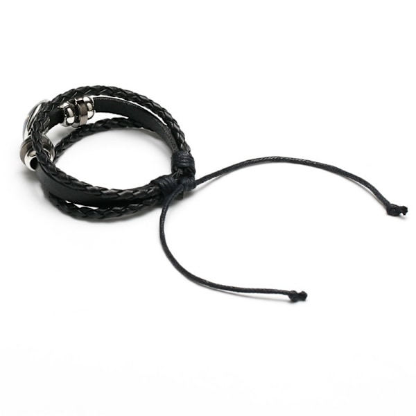 Popstjärnan Billie Eilish vävt läderarmband