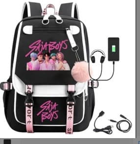 Sød K-Pop Anime Rygsæk - Demon Hunters Tema Skole Taske til Studerende-FA-
